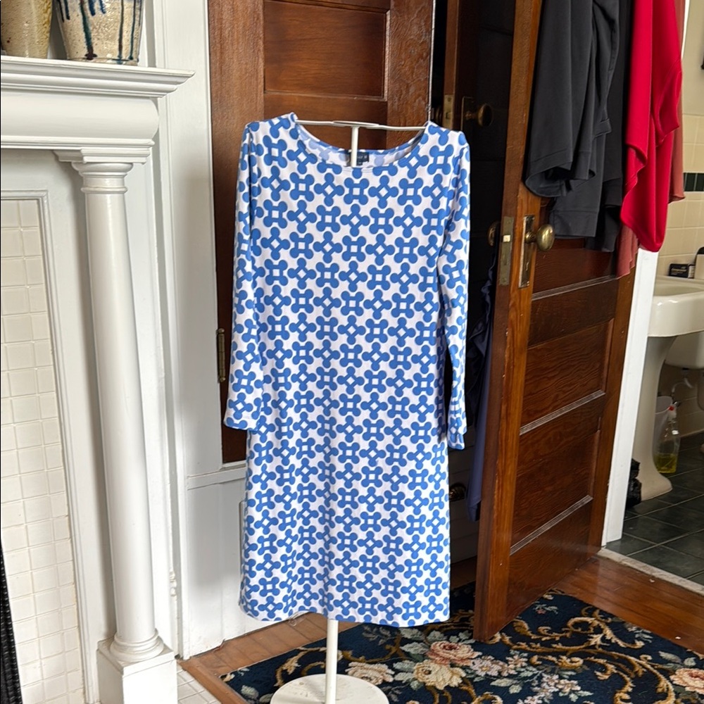 Melly M Blue and White Patterned Dress- worn twice. 129β retail